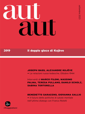 cover image of aut aut 399